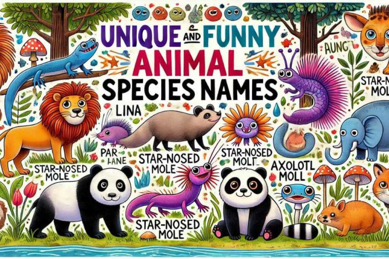 220 Unique and Funny Animal Species Names